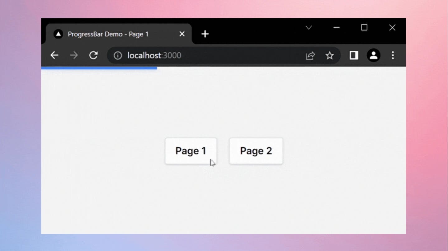 How to add a Progress Bar in a React Site - Next.Js Site